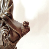 Bronzen beeld Kwan Yin